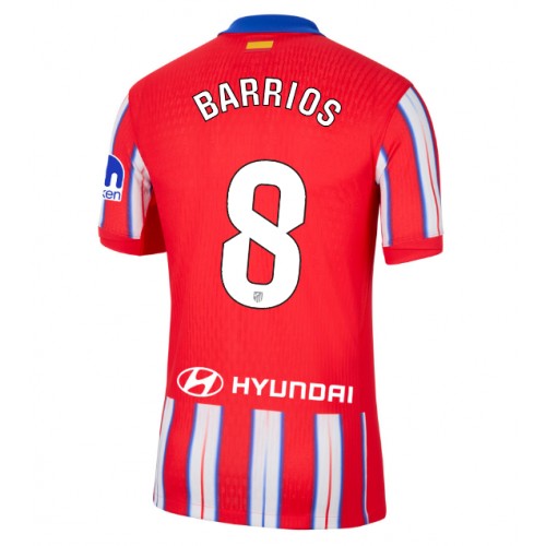 Atletico Madrid Pablo Barrios #8 Domaci Dres 2024-25 Kratak Rukav